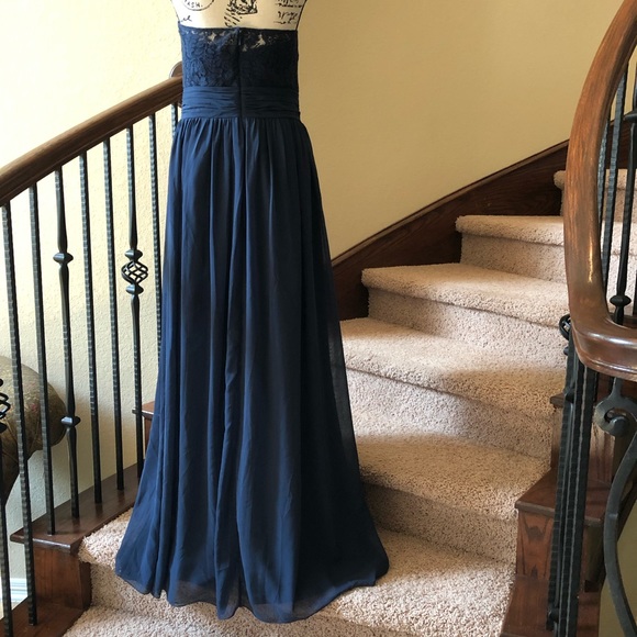 FINAL SALE B2 Jasmine Lace Strapless Dress NWT 14 - Picture 5 of 6